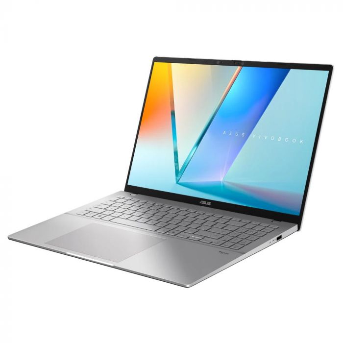 Ноутбук ASUS Vivobook S16 S3607QA-SH043W 16" WUXGA OLED, Qualcomm X X1 26 100, 16GB, F512GB, UMA, Win11, Сріблястий