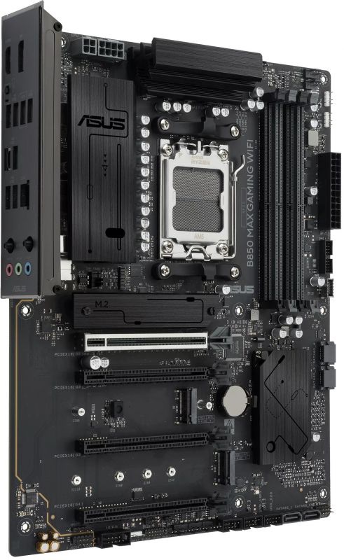 Материнcька плата ASUS B850 MAX GAMING WIFI sAM5 B850 4xDDR5 M.2 HDMI DP ATX