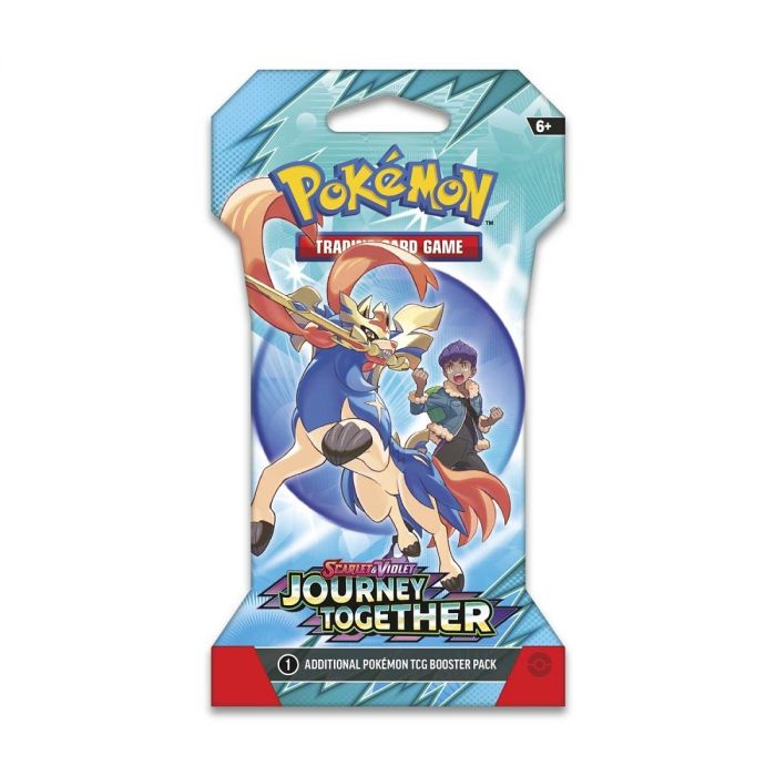 Колекційна карткова гра Pokemon: Journey Together Sleeved Booster, бустер пак (1 шт)