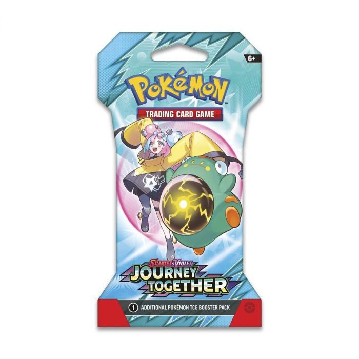 Колекційна карткова гра Pokemon: Journey Together Sleeved Booster, бустер пак (1 шт)