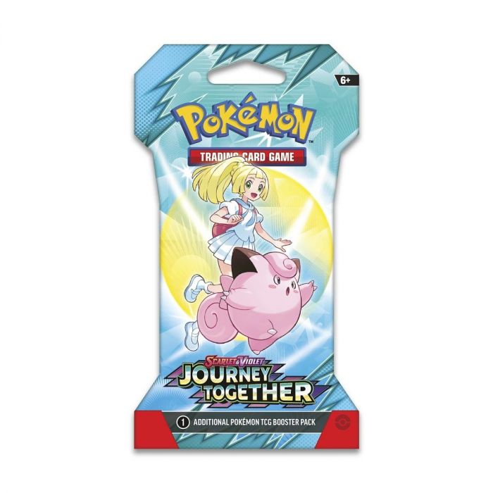 Колекційна карткова гра Pokemon: Journey Together Sleeved Booster, бустер пак (1 шт)