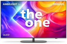 Телевізор 43" Philips QLED 4K 144Hz Smart Titan OS Black Ambilight