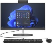 Комп'ютер персональний моноблок HP 240-G10 23.8" FHD IPS AG, Intel i3-N300, 8GB, F512GB, UMA, WiFi, кл+м, DOS, чорний