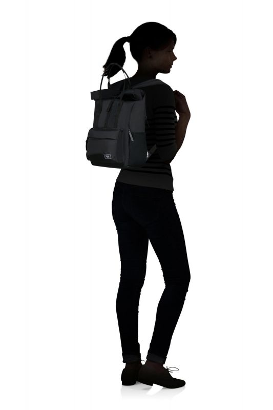 Рюкзак жіночий для ноутбука 15.6", American Tourister, Urban Groove tote backpack UG25, поліестер, 20.5л, чорний