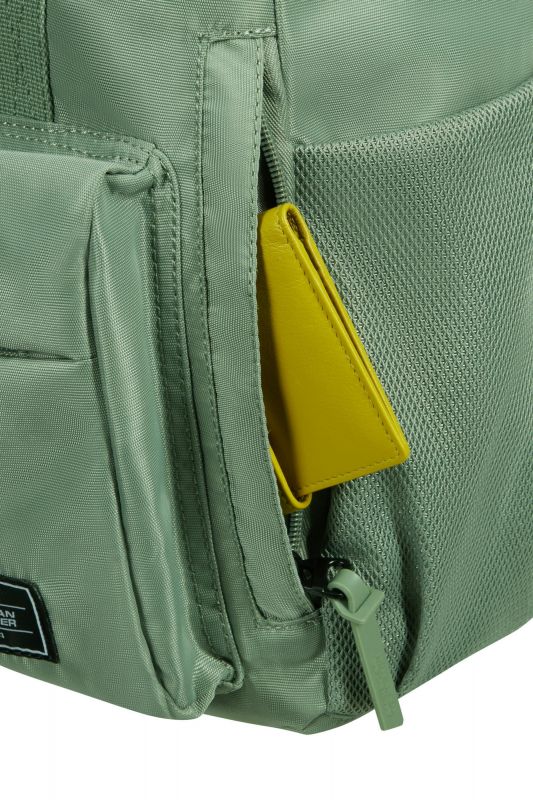 Рюкзак жіночий для ноутбука 15.6", American Tourister, Urban Groove tote backpack UG25, поліестер, 20.5л, зелений