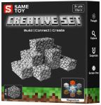 Конструктор магнітний Same Toy Creative Set Cobblestone 20ел