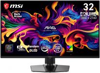 Монітор MSI 31.5" MAG 321UP QD-OLED-X24 2xHDMI, DP, USB-C, Audio, QD-OLED, 3840x2160, 240Hz, 0.03ms, DCI-P3 99%, FreeSync, Pivot, HDR500