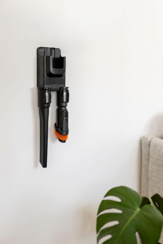Пилосос Gorenje бездротовий, 125Вт, конт пил -0.6л, автон. робота до 60хв, HEPA, підсвічування, індикатор, турбощітка, матове золото