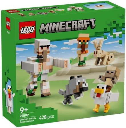 Конструктор LEGO Minecraft Курячий Жокей: атака в пустелі