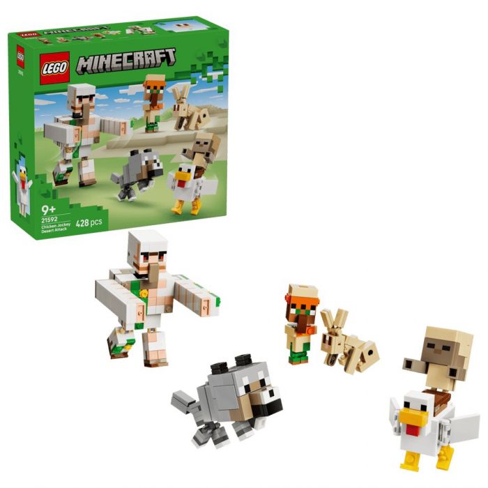 Конструктор LEGO Minecraft Курячий Жокей: атака в пустелі