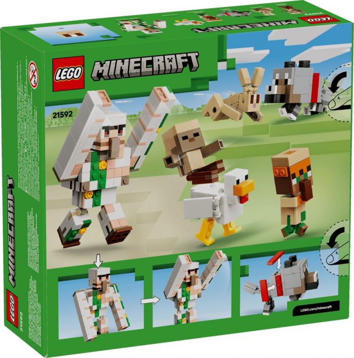 Конструктор LEGO Minecraft Курячий Жокей: атака в пустелі