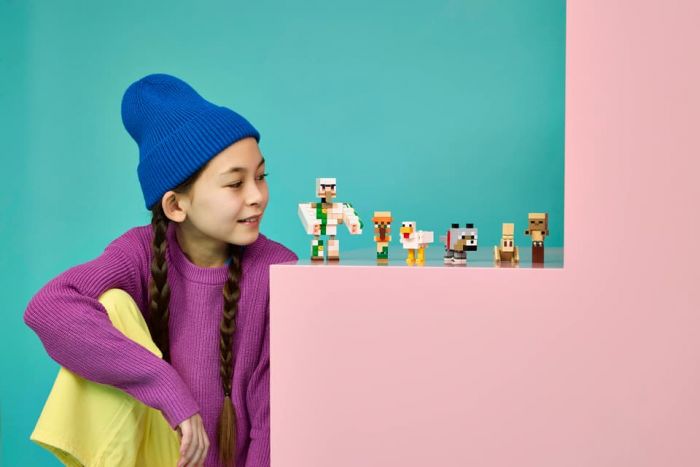 Конструктор LEGO Minecraft Курячий Жокей: атака в пустелі