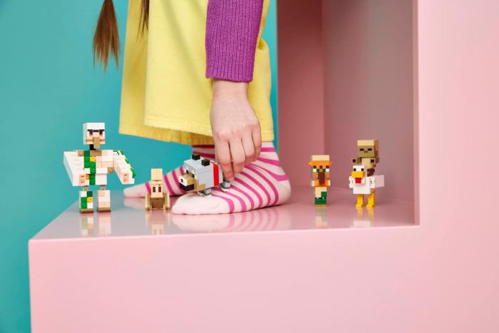 Конструктор LEGO Minecraft Курячий Жокей: атака в пустелі