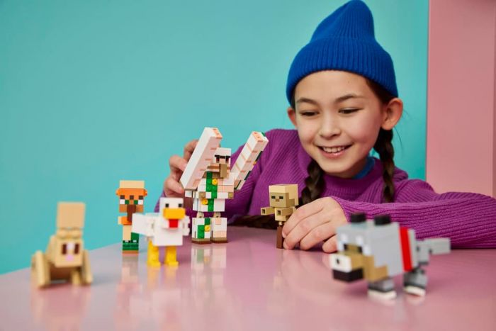 Конструктор LEGO Minecraft Курячий Жокей: атака в пустелі