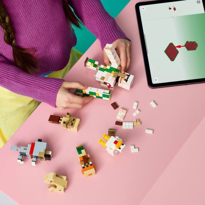 Конструктор LEGO Minecraft Курячий Жокей: атака в пустелі