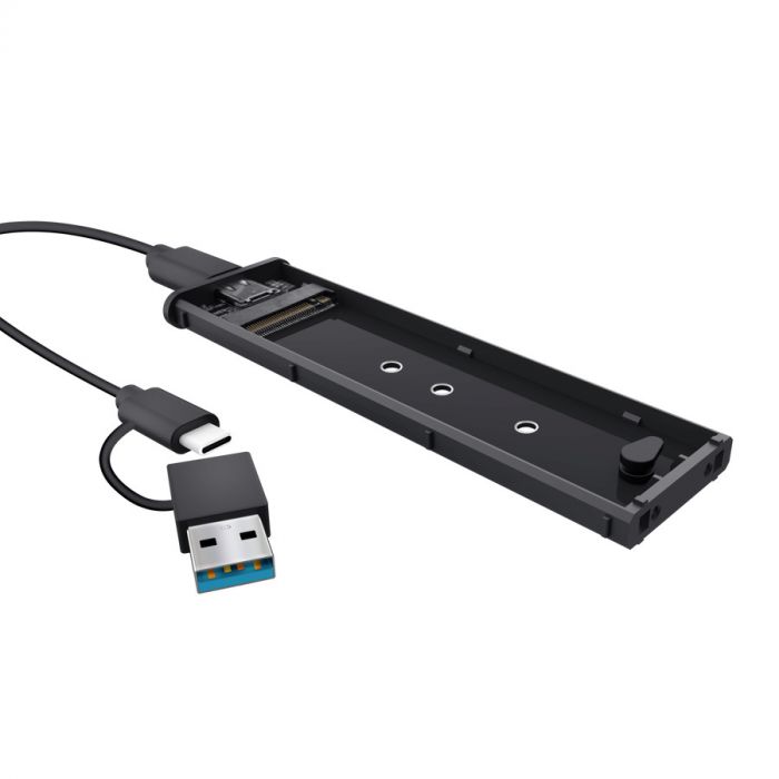Корпус для SSD Trust Type-C/M.2, чорний