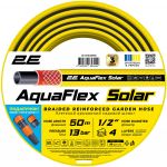 Шланг садовий 2E AquaFlex Solar 1/2" 50м 4 шари 13бар -10+60°C зрошувач конектор адаптер 2в1