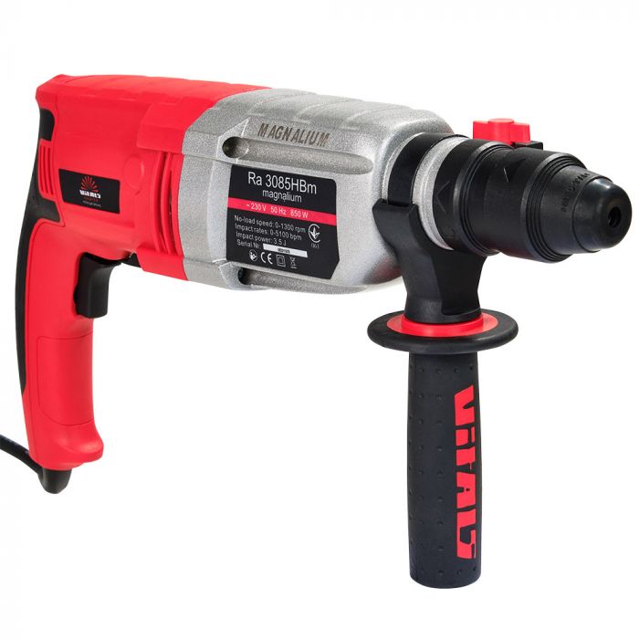 Перфоратор Vitals Master Ra 3085HBm magnalium SDS-plus+ШЗП 850Вт 3.5Дж кейс 3.72кг
