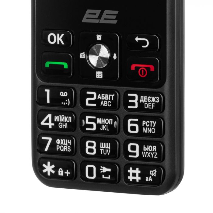 Мобільний телефон 2E E280 2025 2.8" 2SIM, 2x1500мА•год, чорний + Батарея
