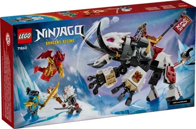 Конструктор LEGO Ninjago Зільвар і дракон Гримтак