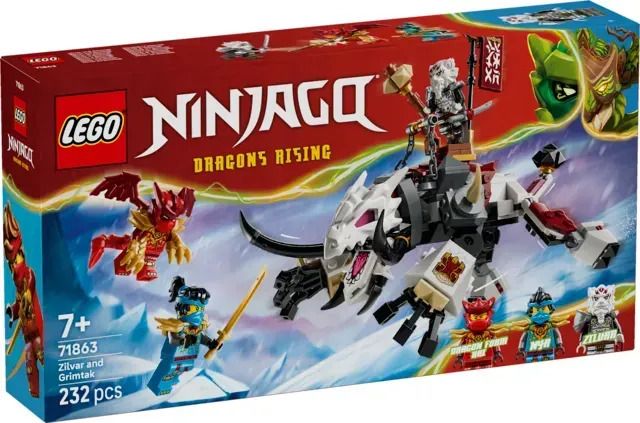 Конструктор LEGO Ninjago Зільвар і дракон Гримтак