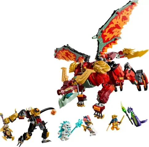 Конструктор LEGO Ninjago Дракон-трансформер Вайлдфаєр