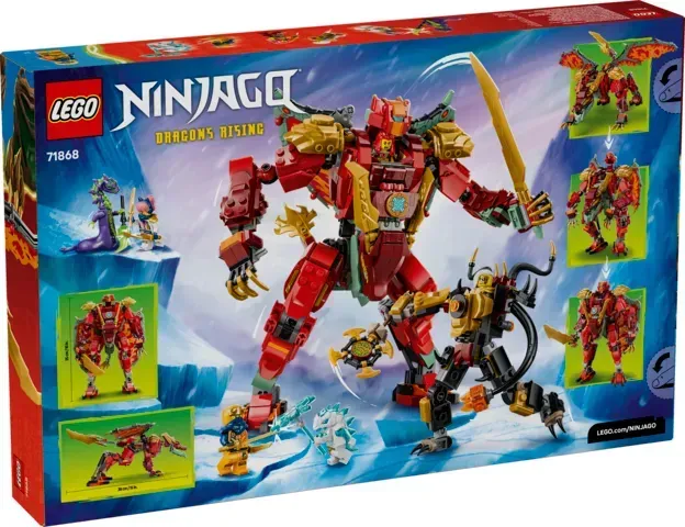 Конструктор LEGO Ninjago Дракон-трансформер Вайлдфаєр