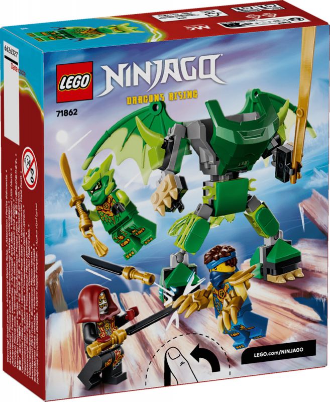 Конструктор LEGO Ninjago Бойовий набір робота Дракона Ллойда