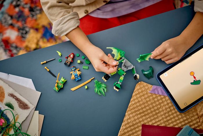 Конструктор LEGO Ninjago Бойовий набір робота Дракона Ллойда