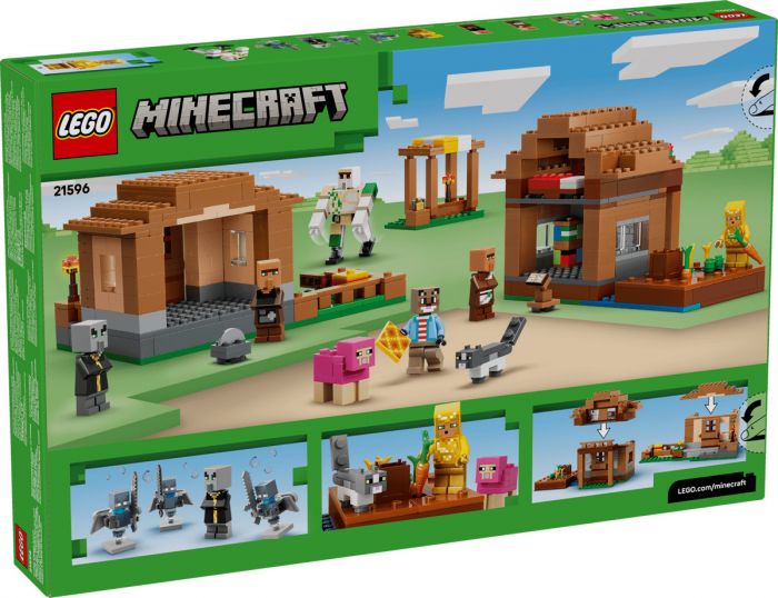 Конструктор LEGO Minecraft Напад викликача на село