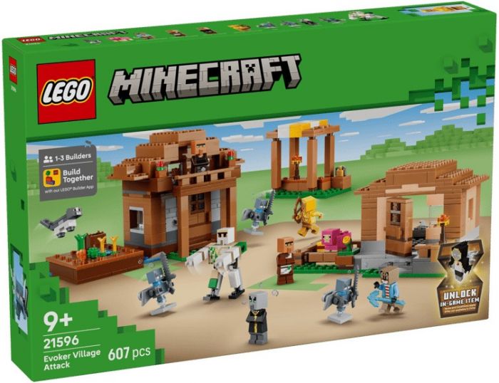 Конструктор LEGO Minecraft Напад викликача на село
