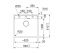 Комплект - мийка MRG 610-52 TL фраграніт, сахара, 114.0668.901 і подрібнювач харч. відходів SLIM 50, 134.0715.098, вкл. Сифон
