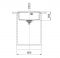 Комплект - мийка MRG 610-52 TL фраграніт, білий, 114.0668.820 і подрібнювач харч. відходів SLIM 50, 134.0715.098, вкл. Сифон