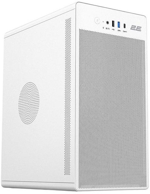 Комп'ютер персональний 2E Rational Intel i3-12100, 8Gb, F128GB+500GB, UMA, H610, 2E-V285W-400, Win11H+M365P1yr, білий