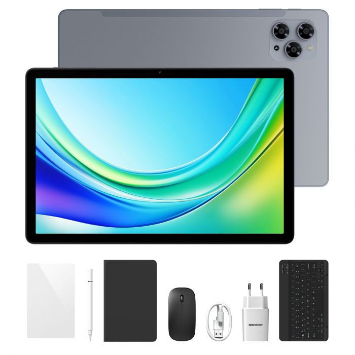 Планшет Doogee Tab G6 11" 6ГБ, 256ГБ, LTE, 8000мА•год, Android, сірий