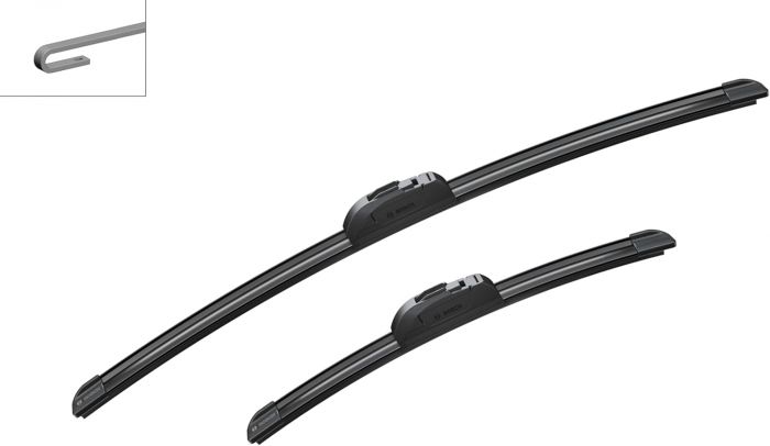 Склоочисник BOSCH Aerotwin безкаркасний комплект 550/340мм (3 397 007 589)