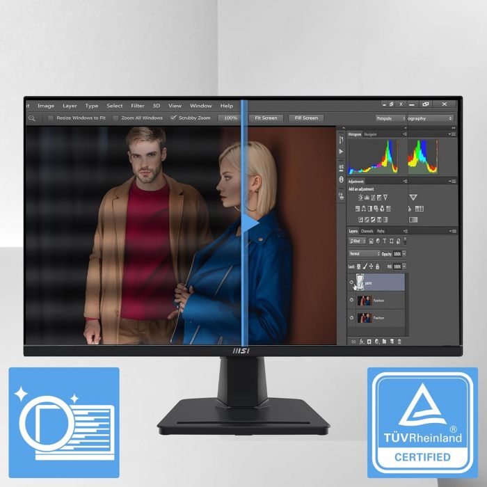 Монітор MSI 27" PRO MP275Q 2xHDMI, DP, MM, IPS, 2560x1440, 100Hz, 1ms, sRGB 100%, AdaptiveSync
