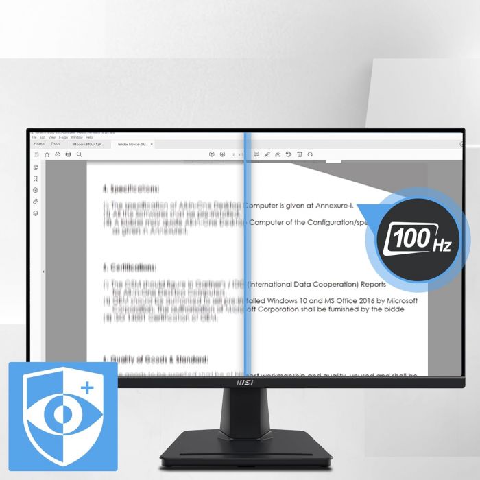 Монітор MSI 27" PRO MP275Q 2xHDMI, DP, MM, IPS, 2560x1440, 100Hz, 1ms, sRGB 100%, AdaptiveSync