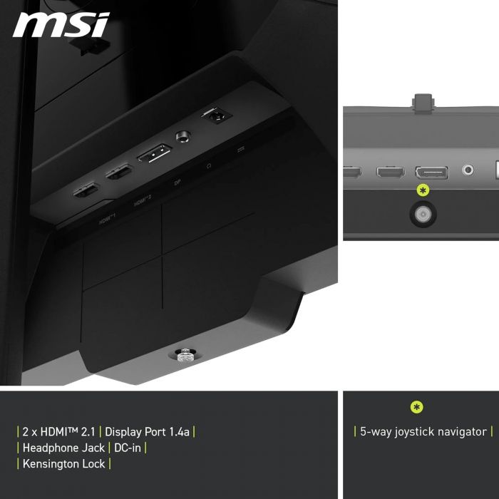 Монітор MSI 27" MAG 274QPF X30MV 2xHDMI, DP, Audio, miniLED, 2560x1440, 300Hz, 0.5ms, DCI-P3 97%, AdaptiveSync, Pivot, HDR1000