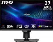 Монітор MSI 27" MAG 274QPF X30MV 2xHDMI, DP, Audio, miniLED, 2560x1440, 300Hz, 0.5ms, DCI-P3 97%, AdaptiveSync, Pivot, HDR1000