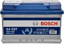 Акумулятор Bosch S4 12В 65Аг 650А R+ (0 092 S4E 070)
