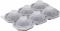 Форма для льоду з кришкою ARDESTO Fresh Diamond, 25х15х3.2см, силікон, сірий