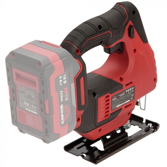 Лобзик акумуляторний Vitals Master Ef 1865сl BL 18В 0-2700об/хв хід 19мм 1.06кг без АКБ та ЗП