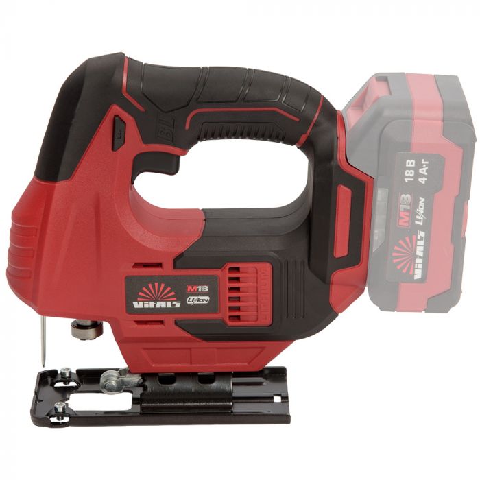 Лобзик акумуляторний Vitals Master Ef 1865сl BL 18В 0-2700об/хв хід 19мм 1.06кг без АКБ та ЗП
