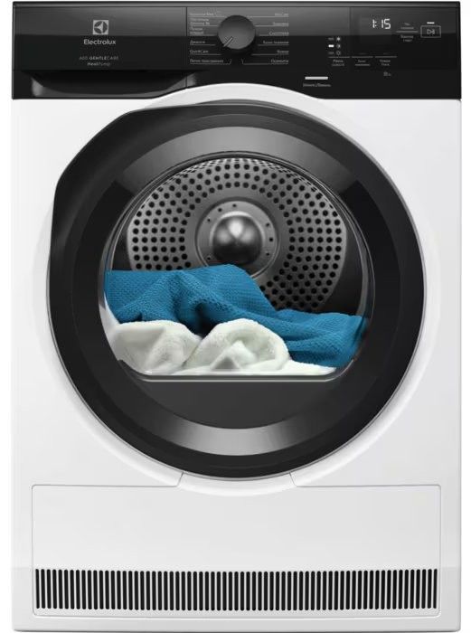 Сушильна машина Electrolux тепловий насос, 9кг, А+++, 64см, дисплей, білий