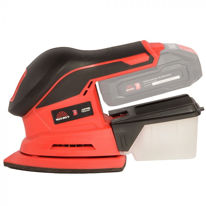 Шліфмашина ексцентрикова акумуляторна  Vitals Master Os 18125 SmartLine+ 18В 150х100мм 11000об/хв 0.84кг без АКБ та ЗП