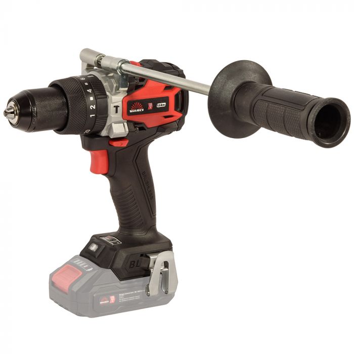 Шурупокрут-дриль акумуляторний Vitals Professional AU 18120 BL SmartLine+ 18В 120·60Нм 500·2000об/хв кейс 2.06кг без АКБ та ЗП