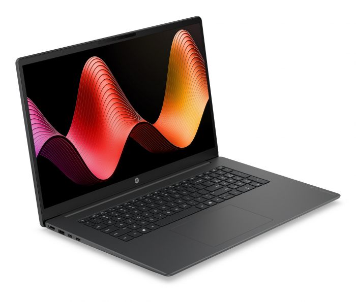 Ноутбук HP OmniBook 3 AI PC 17-dg0003ua 17.3" FHD IPS AG, Intel 5-315, 24GB, F512GB, UMA, DOS, чорний
