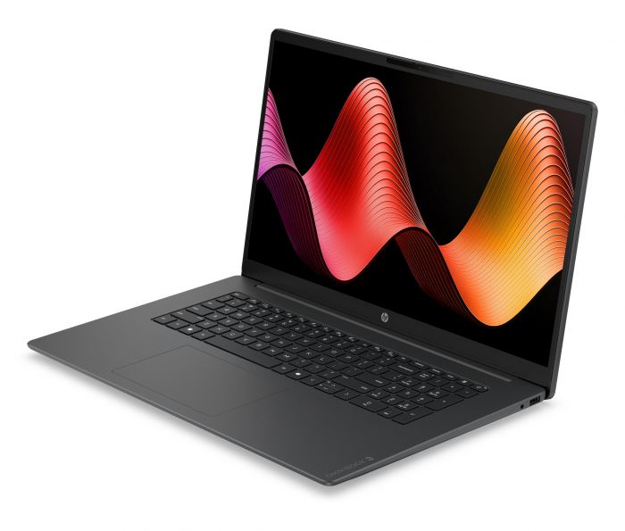 Ноутбук HP OmniBook 3 AI PC 17-dg0001ua 17.3" FHD IPS AG, Intel 7-350, 24GB, F512GB, UMA, DOS, чорний