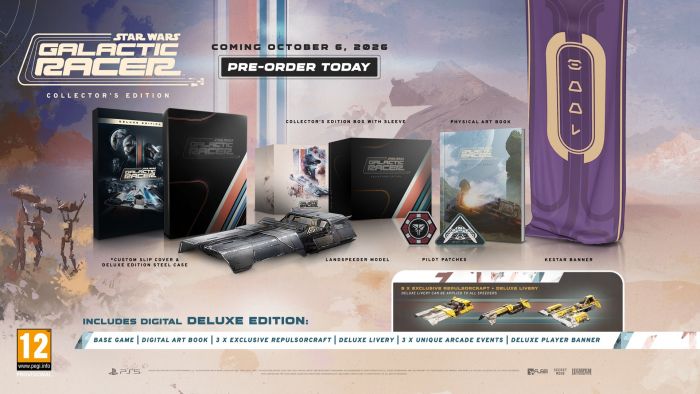 Гра консольна PS5 Star Wars Galactic Racer Collectors Edition, BD диск